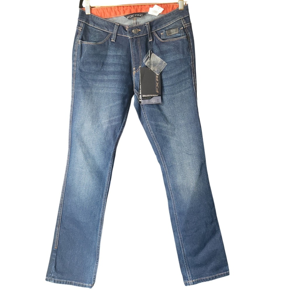 Harley-Davidson® Women's FXRG Armalith Denim Mid-Rise Jeans size 29 NWT $295 - Picture 2 of 10